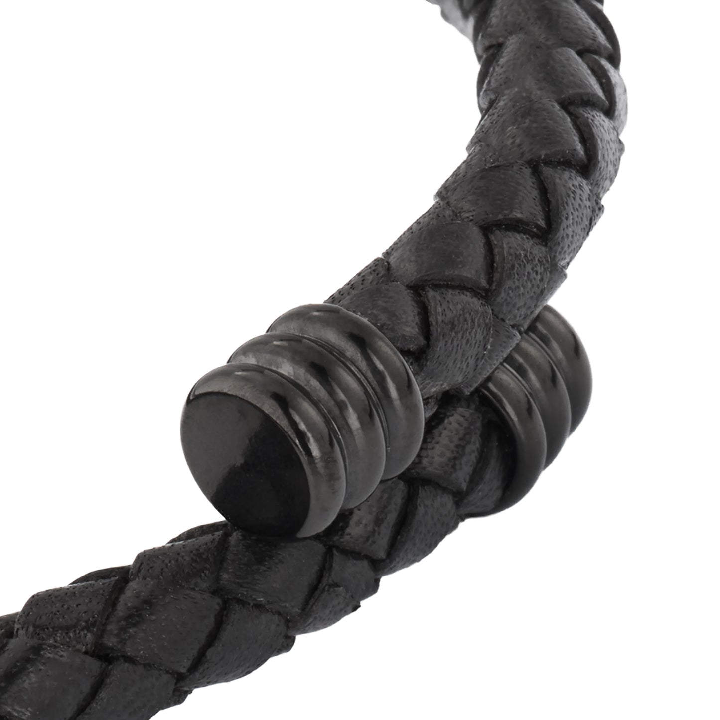 Flexible Braided Leather Bracelet