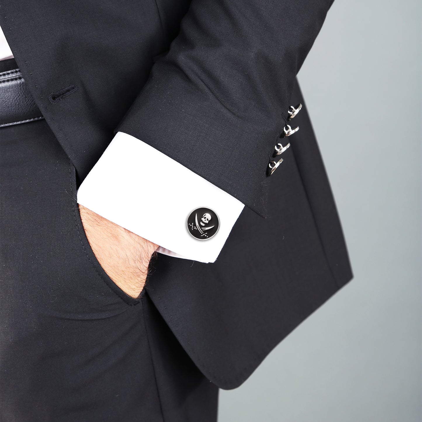 Skull and Swords Cufflinks