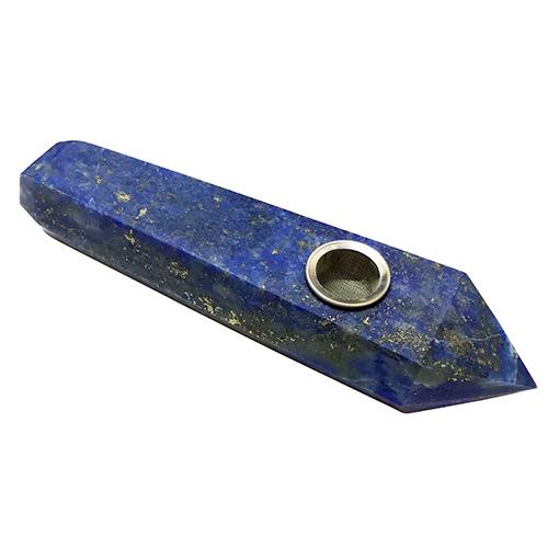 Lapis Angular Gemstone Pipe - The Truth Stone