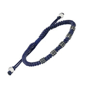 Stainless Steel and Nylon Pull Cord Bracelet
