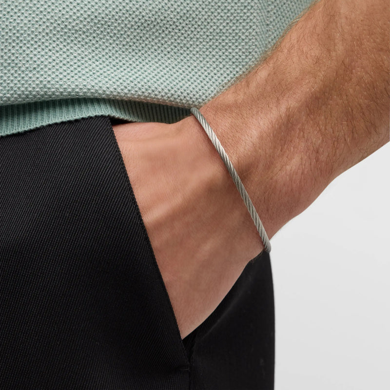 Stainless Steel Cable Bracelet