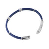 Rubber and Stainless Steel Bracelet