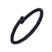 Flexible Braided Leather Bracelet