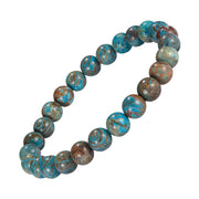 8mm Semiprecious Gemstone Bead Elastic Bracelet