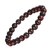 8mm Semiprecious Gemstone Bead Elastic Bracelet