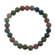 8mm Semiprecious Gemstone Bead Elastic Bracelet