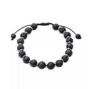 Gemstone Bead Bracelet with Alternating Accent Beads