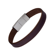 Leather and Nylon Bracelet