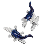Enamel Crocodile Cufflinks