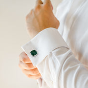 Jade Faceted Cufflinks