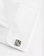 Soft Square Enamel Cufflinks