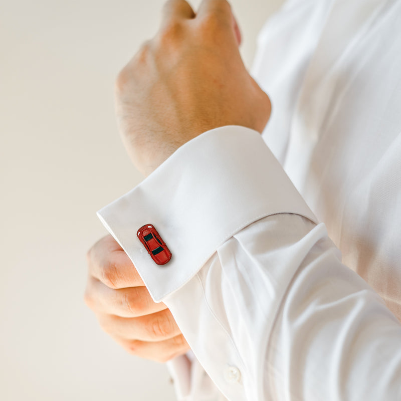 Red Sports Car Cufflinks