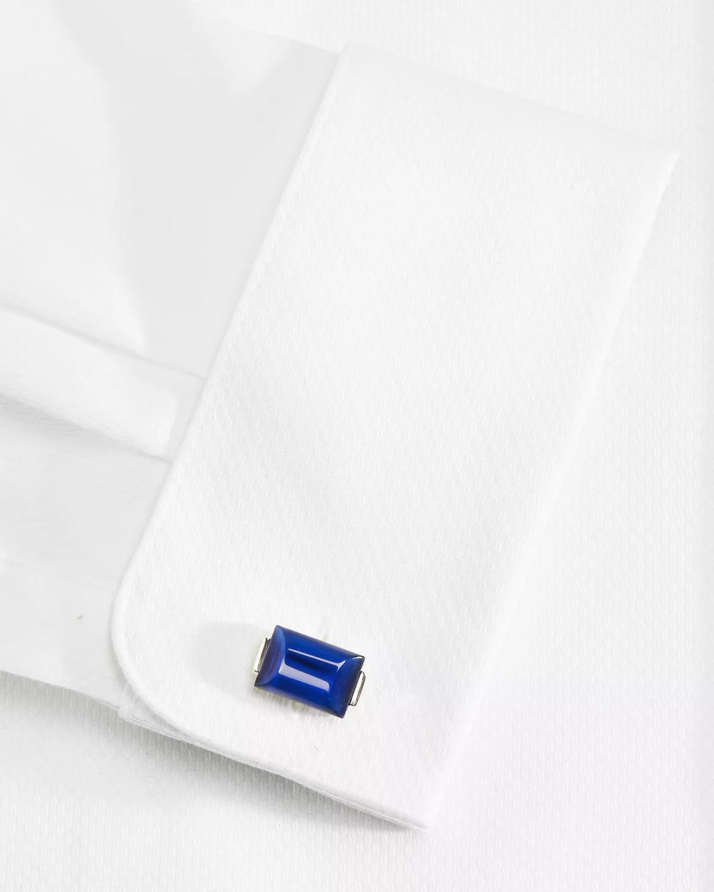 Blue Gemstone Rectangle Cufflinks