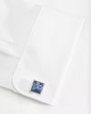 Blue Gemstone Square Cufflinks