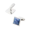 Blue Gemstone Square Cufflinks