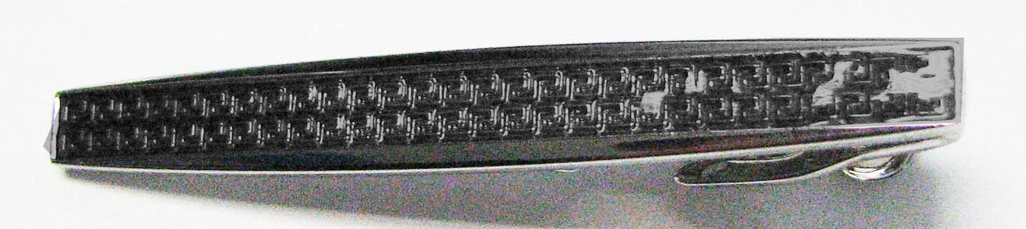 Greek Key Tie Bar