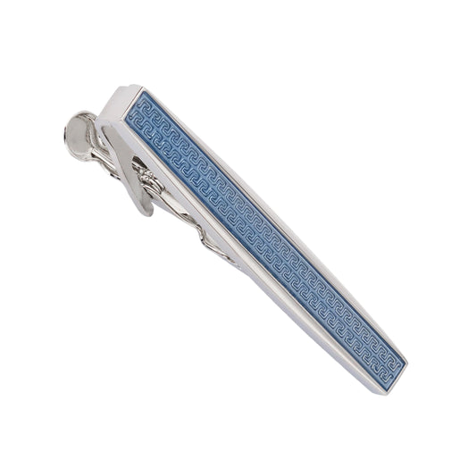 Greek Key Tie Bar