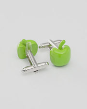 Brilliantly Colored Apple Cufflinks