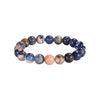 10mm Semiprecious Gemstone Bead Elastic Bracelet