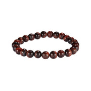 8mm Semiprecious Gemstone Bead Elastic Bracelet