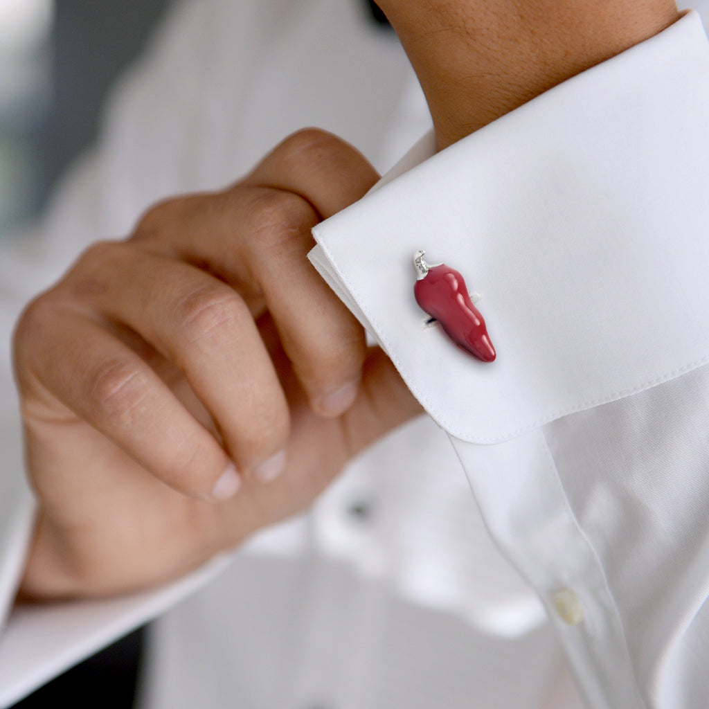 Red Chili Pepper Cufflinks