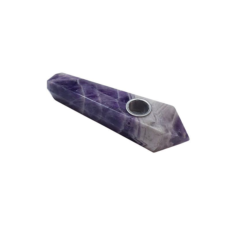 Dream Amethyst Angular Gemstone Pipe - The Peace Stone