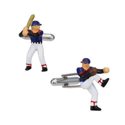 Baseball Player Cufflinks by LINK UP