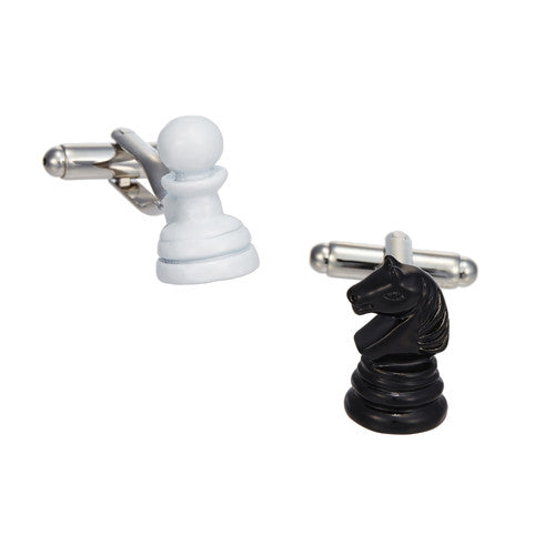Chess Pieces Cufflinks by LINK UP