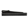 Multi-Line Etched Tie Bar in Gunmetal by LINK UP