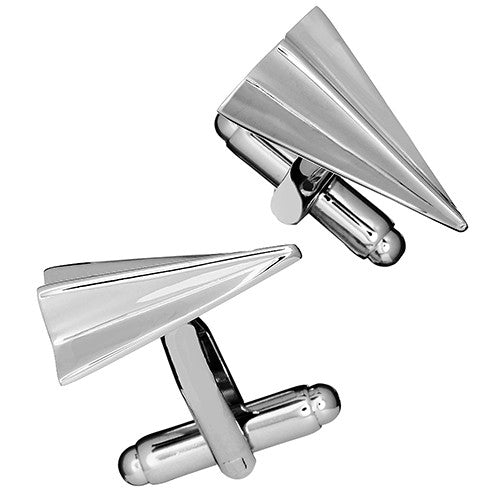 Paper Airplane Cufflinks by Link Up