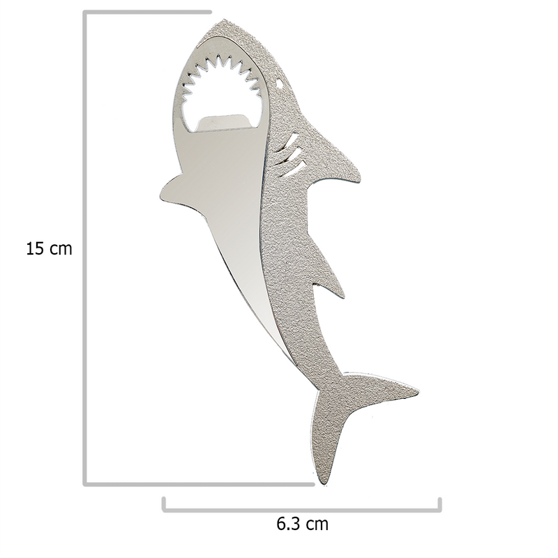 Shark Stainless Steel Bottle Opener